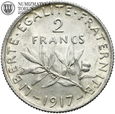 Francja, 2 franki 1917, st. 1-