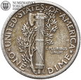 USA, 10 centów 1929, st. 3+