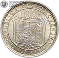 Czechosłowacja, 10 koron 1928, Tomáš Masaryk, #DS