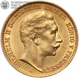 Prusy, Wilhelm II, 20 marek 1911 A, złoto