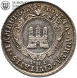 Niemcy, Hamburg, odbitka dukata w srebrze 1740 IHL