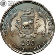 Gwinea, zestaw 4 monet 100- 500 franków 1969, #FR