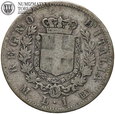 Włochy, 1 lira 1867, st. 3, #BB