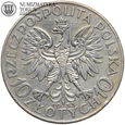 II RP, 10 złotych 1933, Głowa Kobiety, #KK
