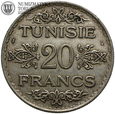 Tunezja, 20 franków 1353,  #DS