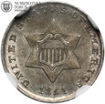 USA, 3 centy 1851