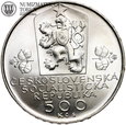 Czechosłowacja, 500 koron 1988, Federacja Czeska i Słowacka, #DS