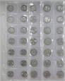 DDR, zestaw 35 monet, #DL