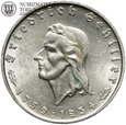 Niemcy, III Rzesza, 2 reichsmark 1934 F, Friedrich Schiller, #64