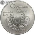 Kanada, 5 dolarów 1974, Montreal,  Pierścienie olimpijskie i wieniec