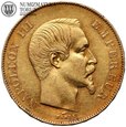 Francja, Napoleon III, 50 franków 1855 A, złoto, st. 3+