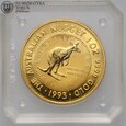 Australia, 100 dolarów 1993, Kangury, 1 Oz Au999