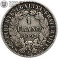 Francja, 1 frank 1895, #FT