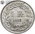 Szwajcaria, 1 frank 1913 B, st. 2