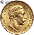 Prusy, Wilhelm II, 20 marek 1907 A, złoto