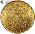 Austria, 20 koron 1913, #LL