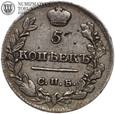Rosja, Aleksander I, 5 kopiejek 1821 СПБ ПД, #M5