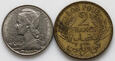 Kolonie francuskie, zestaw 2 monet, #FA