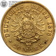 Hamburg, 20 marek 1878 J, złoto