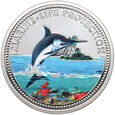 Palau, 5 dolarów 2000, Ochrona fauny morskiej, #FR4