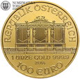 Austria, 100 euro 2014, Philharmoniker, uncja złotq