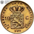 Holandia, 10 guldenów 1875, #LL