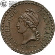 Francja, 1 centym 1848 A, Paryż