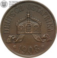 Niemiecka Afryka Wschodnia (DOA), 5 heller 1908 J, #71