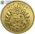 Tonga, Salote Tupou III, 1/2 koula 1962, złoto