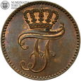 Niemcy, Mecklenburg - Schwerin, 3 pfenninge 1855 A