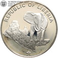 Liberia, 5 dolarów 1978, Słoń