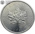Kanada, 5 dolarów 2014, Liść Klonu, 1 Oz Ag999
