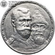 Rosja, 1 rubel 1913 WS, Mikołaj II, 300-lecie Romanowych, st. 3+, #DR