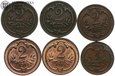 Austria, zestaw 6 monet, #DR