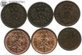Austria, zestaw 6 monet, #DR