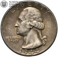 USA, 1/4 dolara 1944, st. 3+
