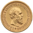 Rosja, Aleksander III, 5 rubli 1889