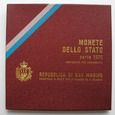 Komplet monet 1975r. - San Marino