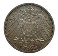 1 Marka 1906r. G - Niemcy - Kaiserreich - Piękny stan