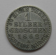 1 Silbergroschen 1862r. A - Prusy - Wilhelm II (1861-1888)