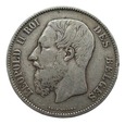 5 Franków 1870r. - Belgia - Leopold II (1865 - 1909)