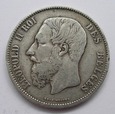 5 Franków 1870r. - Belgia - Leopold II (1865 - 1909)