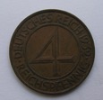 4 Reichspfennig 1932r. - Niemcy/Weimar