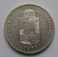 1 Forint 1878r. - Austro/Węgry - Cesarz Franciszek Józef