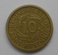 10 Rentenpfennig 1923r. A - Republika Weimarska - Niemcy
