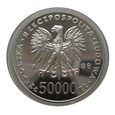 50 000 Złotych 1988r. - Józef Piłsudski - Mennicza