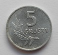 5 groszy 1960r. - PRL - Okołomenniczy stan zachowania