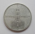 2 Marki 1934r. A - Niemcy - Kościół Garnizonowy z datą