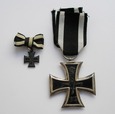 Krzyż Żelazny II Klasa + miniaturka - Niemcy (1871 - 1918)