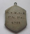 Medal upamiętniający grę w warcaby? - data 1939